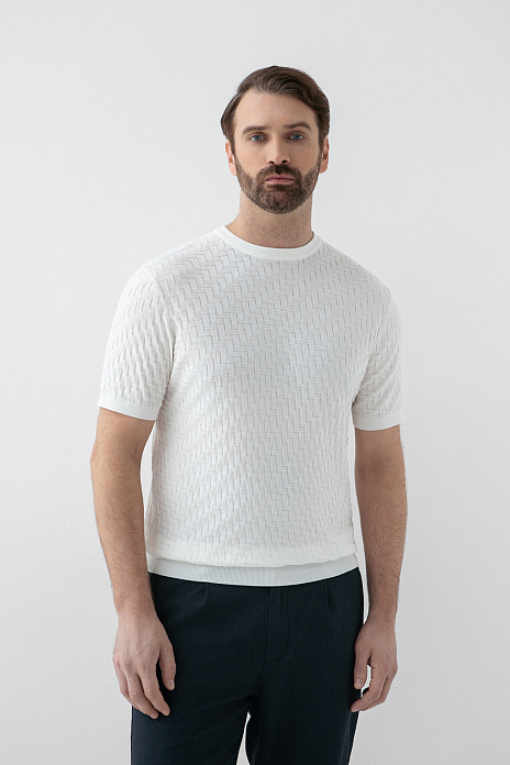 Футболка из хлопка Пима, цвет Белый