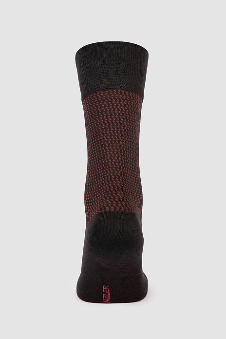 Носки с шелком, черный цвет, цвет Черный