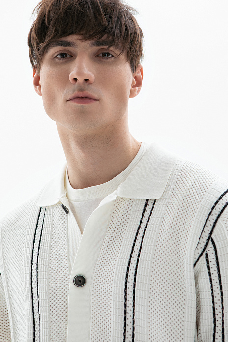 Сорочка с коротким рукавом из хлопка, лимитированная коллекция, цвет Белый