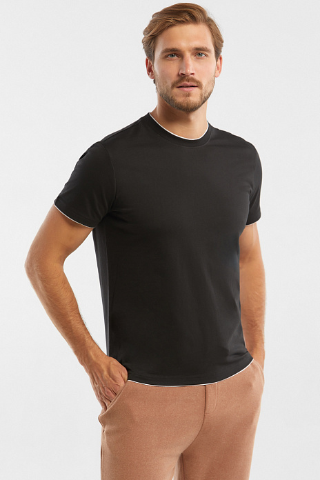 Футболка из хлопка, цвет Черный