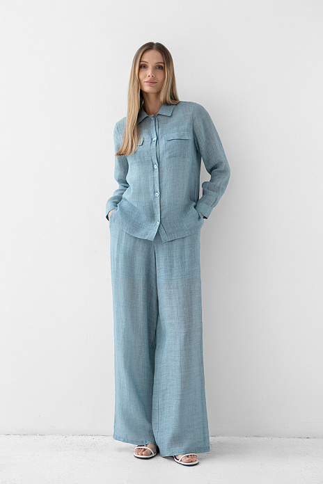 Костюм из рами и тенсела, цвет 