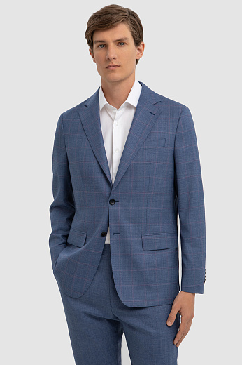 Пиджак из шерсти с водоотталкивающей обработкой, устойчивый к загрязнениям