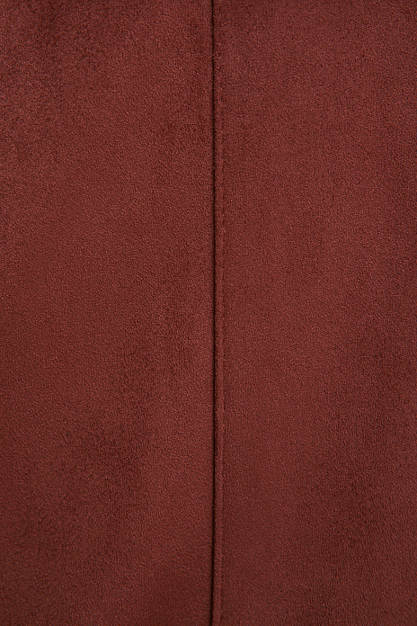 Куртка из алькантары, цвет Кирпичный