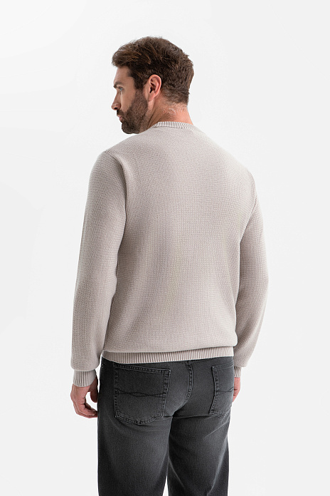 Джемпер из шерсти и кашемира, цвет Бежевый