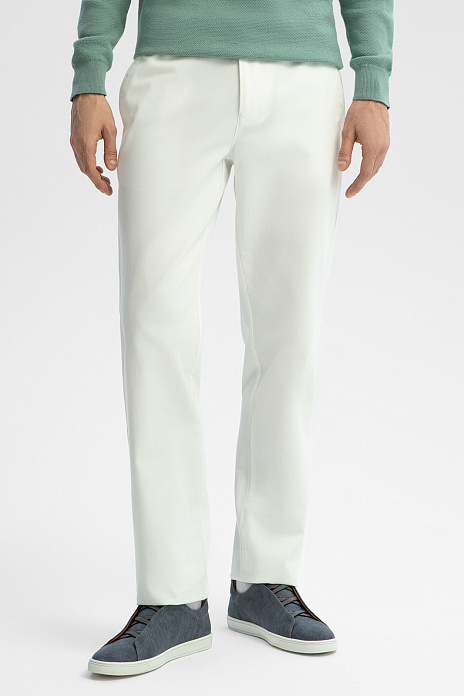 Брюки из хлопка, цвет Белый