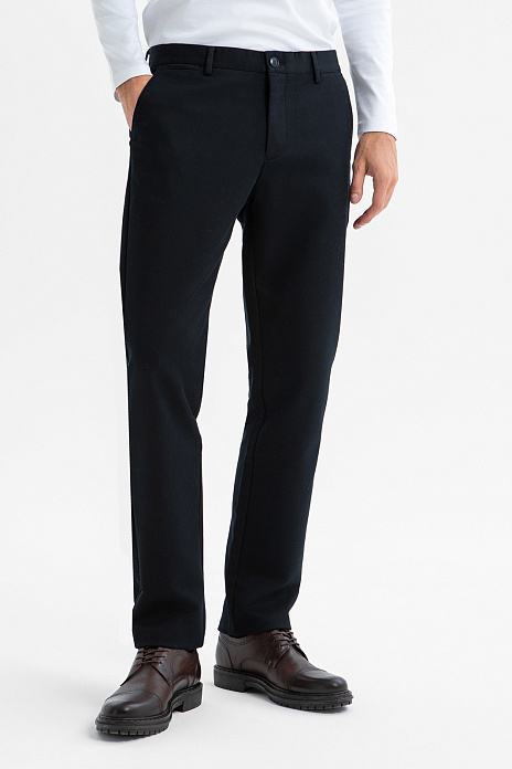 Брюки из хлопка, цвет Синий темный