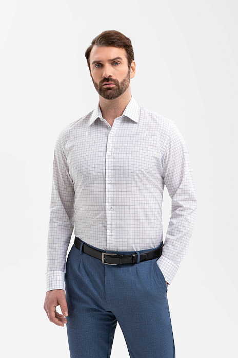 Сорочка из хлопка, легкая в уходе, цвет Белый