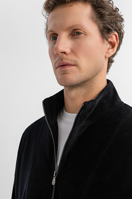 Толстовка из хлопка, цвет Черный