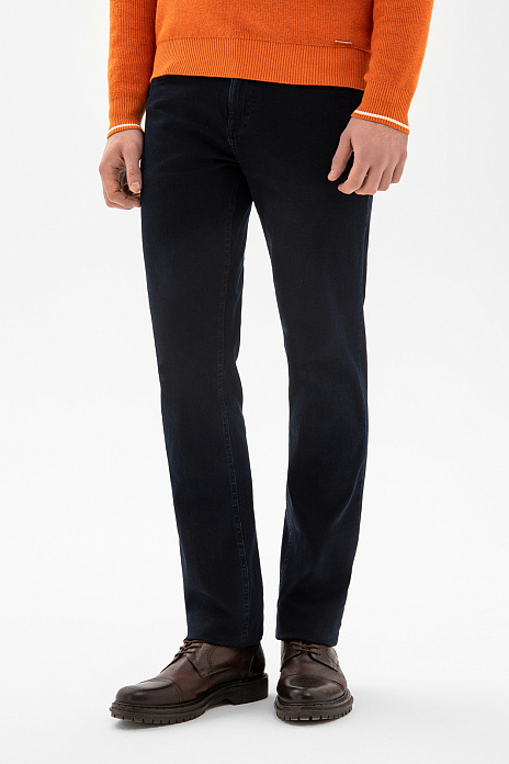 Джинсы, цвет Синий темный