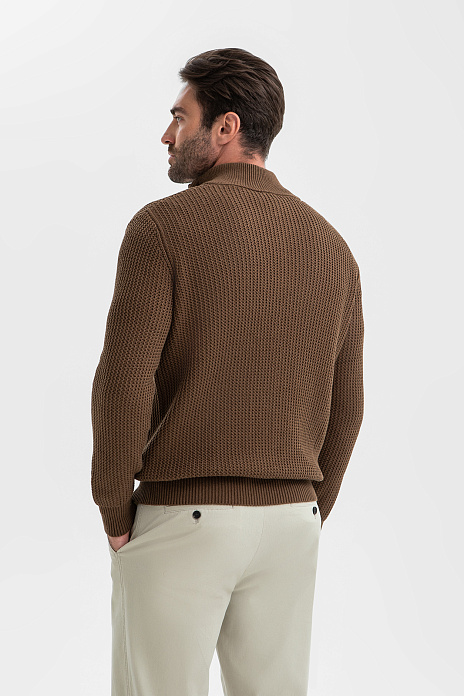 Свитер из хлопка, цвет Хаки