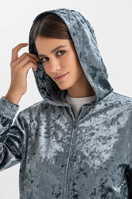 Спортивный костюм с бархатной фактурой, цвет 