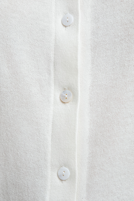 Блузка из хлопка и вискозы, цвет Белый