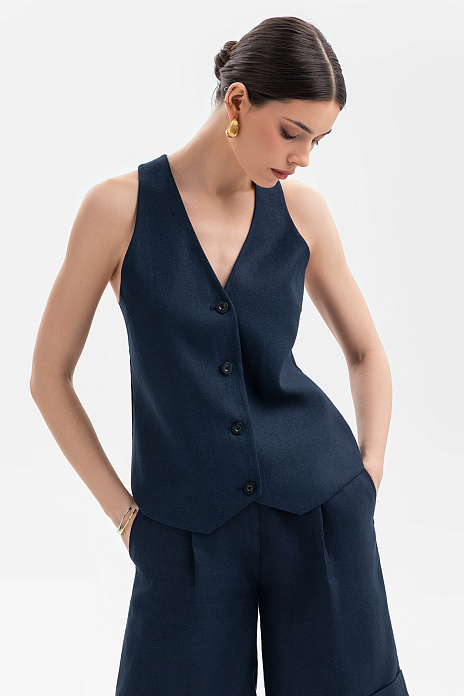 Костюм изо льна, цвет 