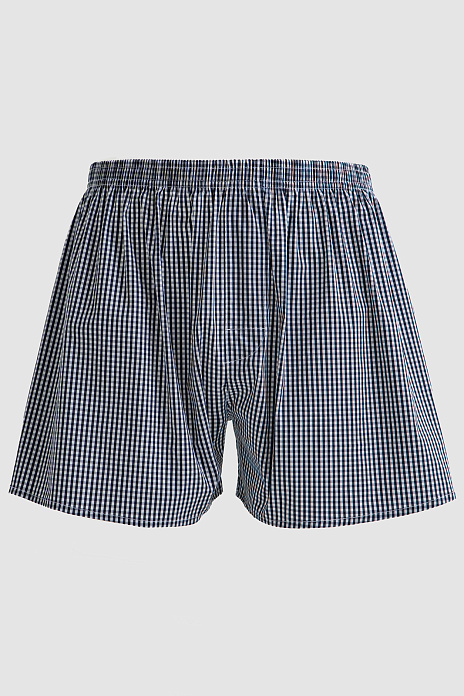 Боксеры из хлопка, цвет Голубой