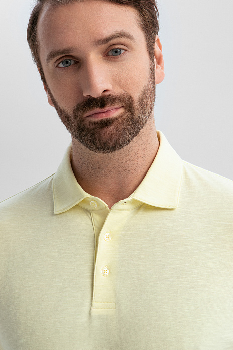 Поло из хлопка, цвет Желтый
