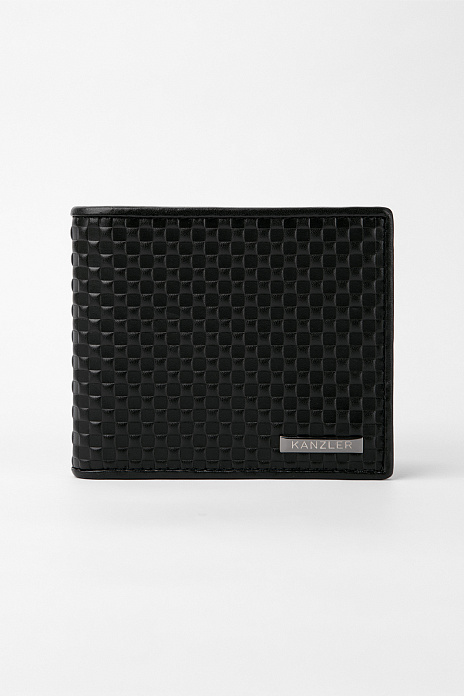 Картхолдер из натуральной кожи, цвет Черный